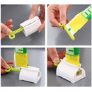 Plastic Facial Cleanser Clips Toothpaste Squeezer for Hair Dye Cosmetics (Red)