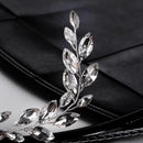Clips Bridal Hair Ornaments Hair Combs Flower Hair Pin Leaf Crystal Tiara