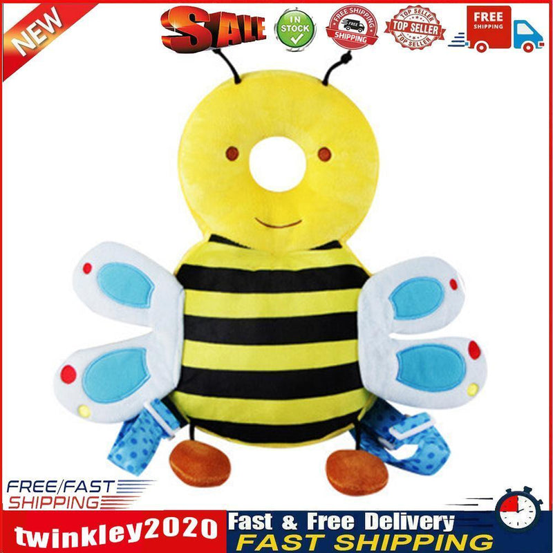 Safety Baby Head Protection Pillow Headrest Pad Neck Protector (Bees) Newly