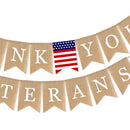 Veterans Day Pennant Weatherproof Banners Wall Garden Hanging for Outdoor Garden