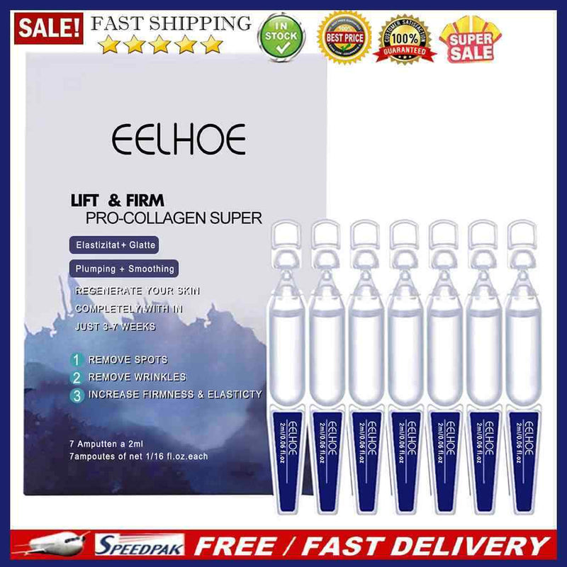 Collagen Serum Whitening Anti Wrinkles Moisturizing Hydrating Facial Essence