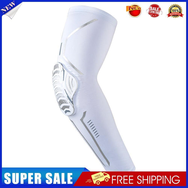 1pc Sports Arm Guard Compression Sleeves Elbow Protective Pad (Black XL)