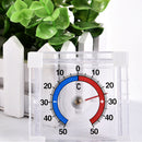 Transparent Waterproof Outdoor Window Thermometer Temperature Tester Monitor