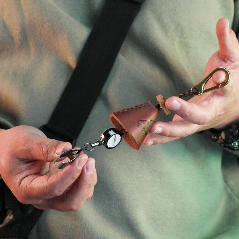 Portable Fishing Bait Hook Storage Hanger Holder Baits Container Bag Accessories