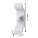 Kitchen Storage Attachment Cable Holder Clip (White+Black+Grey)