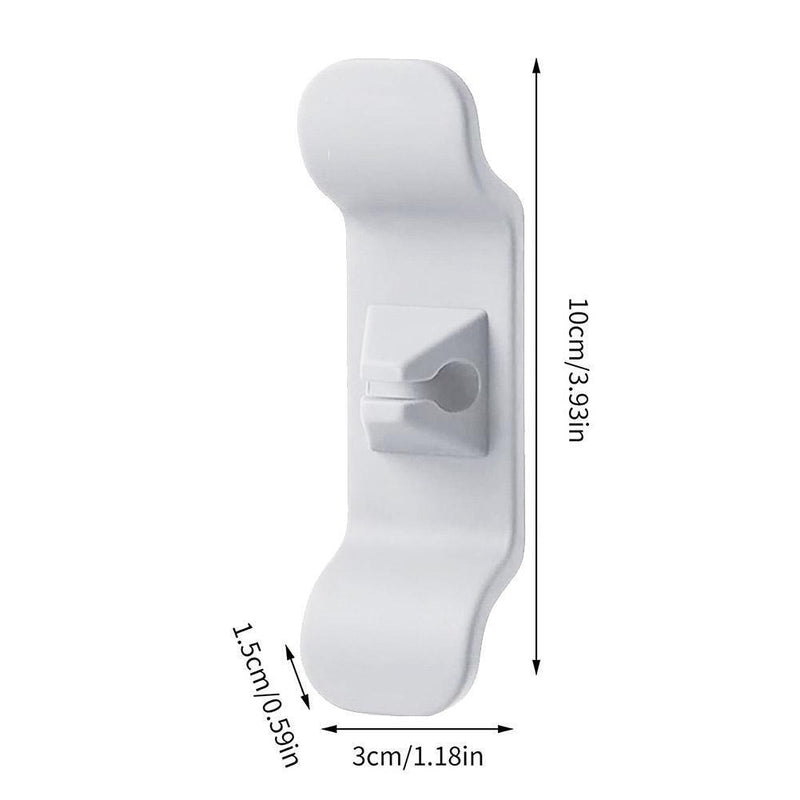 Kitchen Storage Attachment Cable Holder Clip (White+Black+Grey)