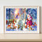 Santa Claus with Animal Oil Paint By Numbers Drawing DIY Home Decoration Gifts