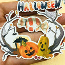 33pc Halloween Stickers Lot Die-cuts For Junk Bullet Hot Journal E8C0 H7O9