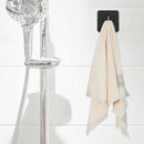 Portable Adhesive Towel Plug Holder Bathroom Kitchen Towels Storage Rack Clip