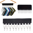 Cap Organizer Hanger Foldable Hat Holder Storage Hook with 10 Holder Clips Newly