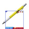 Multitool Tech Pen Screwdriver Pen & Ruler Levelgauge Ballpoint (Yellow)