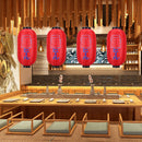 10inch Spray Painting Lantern Cloth Hanging Decorative for Pub Festival (E)