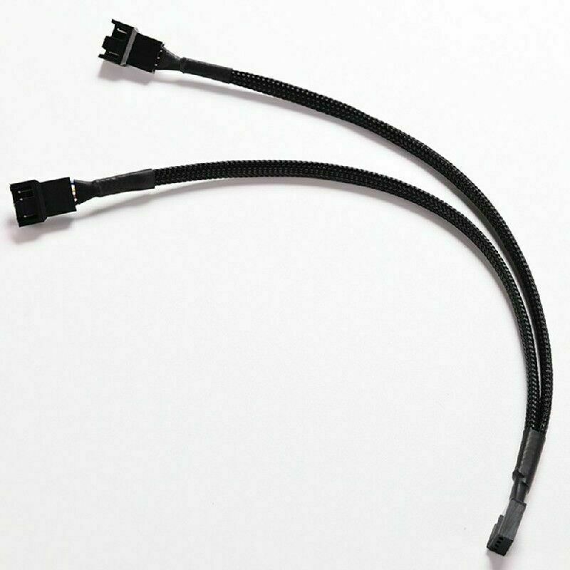 1pc 4 Pin PWM To Dual PWM Power Y-Splitter Adapter Fan Case PC T1Y5 For CPU R8N0
