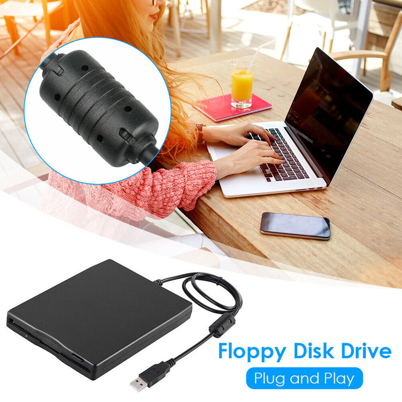 3.5 inch USB Portable Mobile Floppy Disk Drive 1.44MB External FDD For Laptop PC