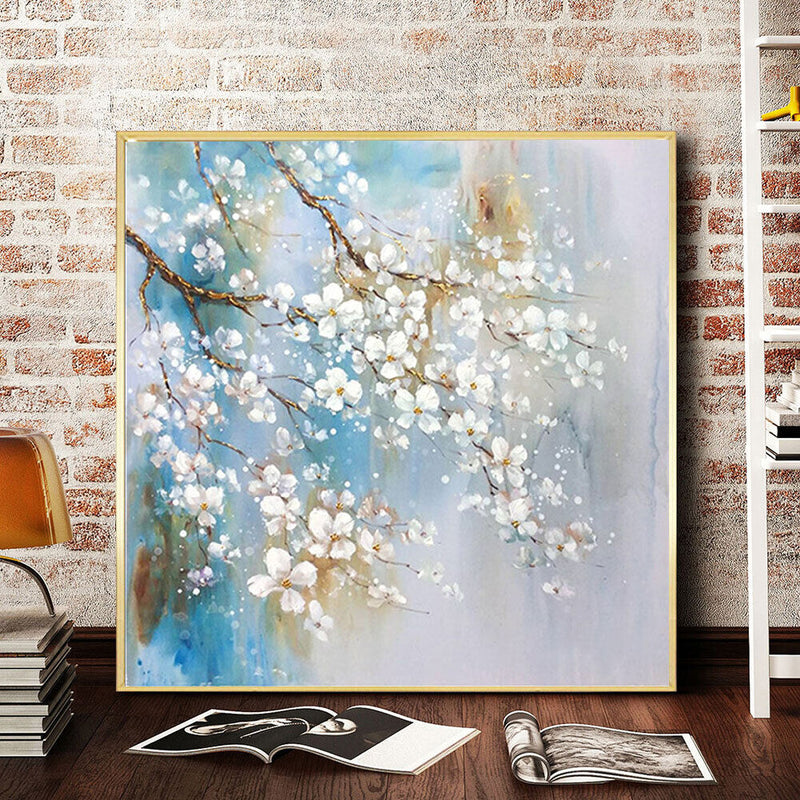 Flower Oil Paint By Numbers Kit DIY Acrylic Painting on Canvas Frameless Craf