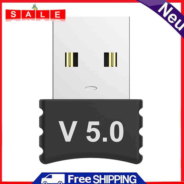 USB Bluetooth 5.0 Adapter Wireless Receiver Transmitter for PC Mouse Keyboard