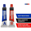 Metal Repairing Adhesive Super Glue Iron Steel Auto Tool Radiator Water N1T8