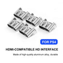 5pcs Port Repair Parts HDMI-Compatible Port Replacement for PS4 Console