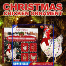 4pcs Scarf Chicken Hanger for Festival Scarf Chicken Pendant Christmas Orna