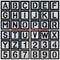 Decorative Alphabet Number  Scrapbooking Layering Stencils Embossing Template