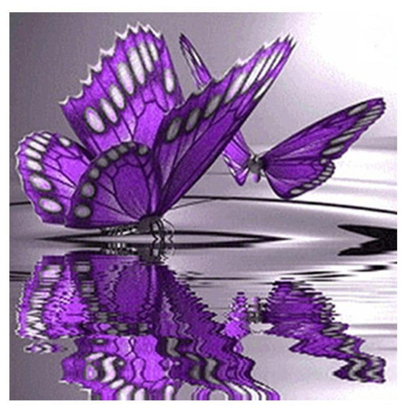 5D Butterfly Diamond Embroidery Painting Cross Stitch DIY Home Decor Newly