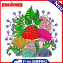 Part Drill Special Shaped DIY Colorful Mushroom Diamond Painting Picture Craft