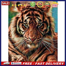 5D DIY Full Round Drill Diamond Painting Tiger Cross Stitch Mosaic Kit Pictur