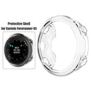 Soft Transparent TPU Case for Garmin Forerunner 45 Protector Cover (White)
