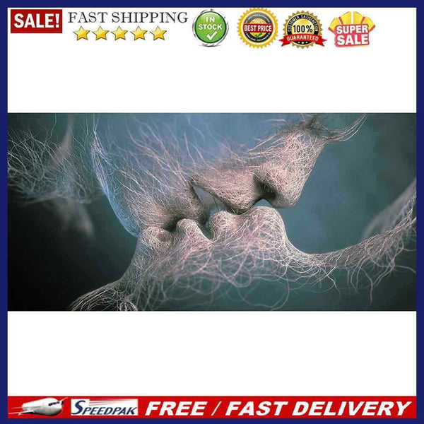Abstract Kiss Oil Paint By Numbers Kits DIY Wall Art Picture Craft Home Dec