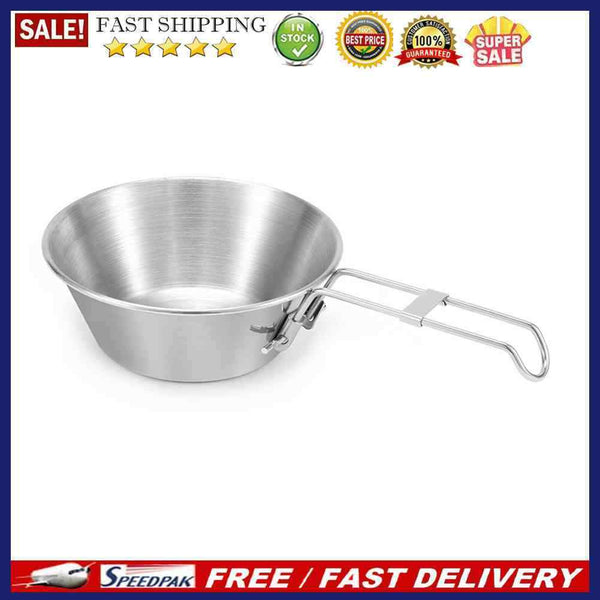 Foldable Portable Cups Outdoor Camping Travel Stainless Steel Picnic BBQ Mugs