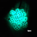 Night Bar 14mm 6 Sided Drinking Tool Luminous Noctilucent Dice Cubes Game Dices