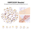 100pcs Bracelet Making Beads Kit - Handmade Colorful Mixed Plastic Loose Be