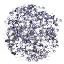 30g 6mm Crystal Rhinestone Acrylic Flat Back for DIY Scrapbooking (Purple)