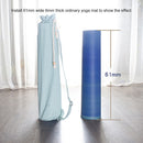 Portable Yoga Mat Storage Bag Fitness Pilates Mat Carrier Bags (Light Blue)