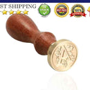 Sealing Wax Classic Initial Wax Seal Stamp Alphabet Letter A Retro Wood