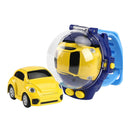 4CH 1/58 Wrist Watch Controlled 5km/h 2.4G RC Small Racing Car (Yellow 05)