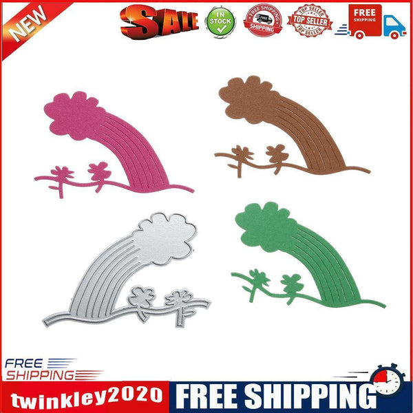 Cutting Die Decor Carbon Steel Rainbow Cloud Shape Craft Embossing-133495