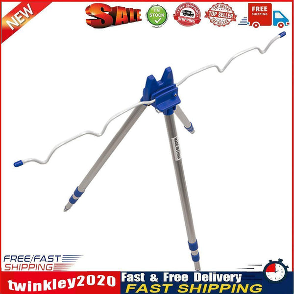 Telescopic Sea Fishing Rod Holder Tripod Folding Fish Pole Bracket Stand Newly