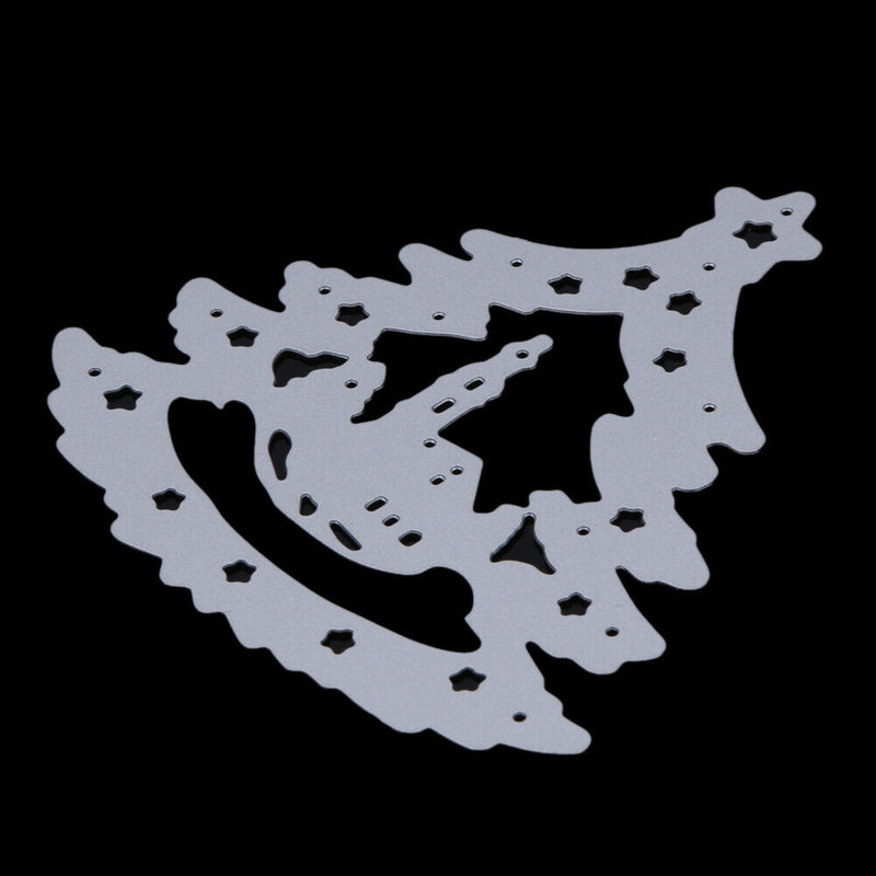 Christmas Tree Chip Lifting Tools Stencils for Scrapbooking Dying Short