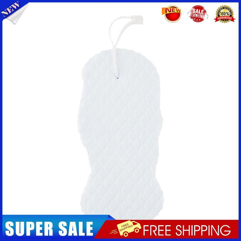 Bath Soft Sponge Body Exfoliating Dead Skin Massager Cleaning Brush (White)