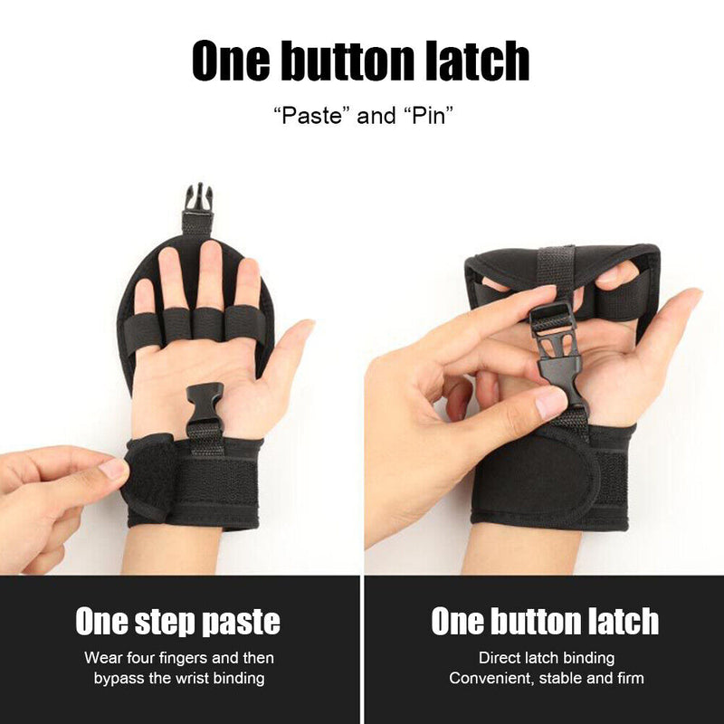 #A Rehabilitation Finger Gloves Brace Breathable Anti-Slip Auxiliary Fixed Hand
