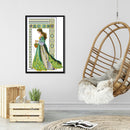 Partial Embroidery 14CT DIY Summer Angel Girl Printed Cross Stitch Kit (1) Newly