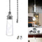 Bathroom Ceiling Light Switch Pull Cord String Crystal Handle Decor U8I2