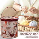 Knitted Wool Sewing Tool Tote Organizer Case Empty Yarn Crochet Hook Storage