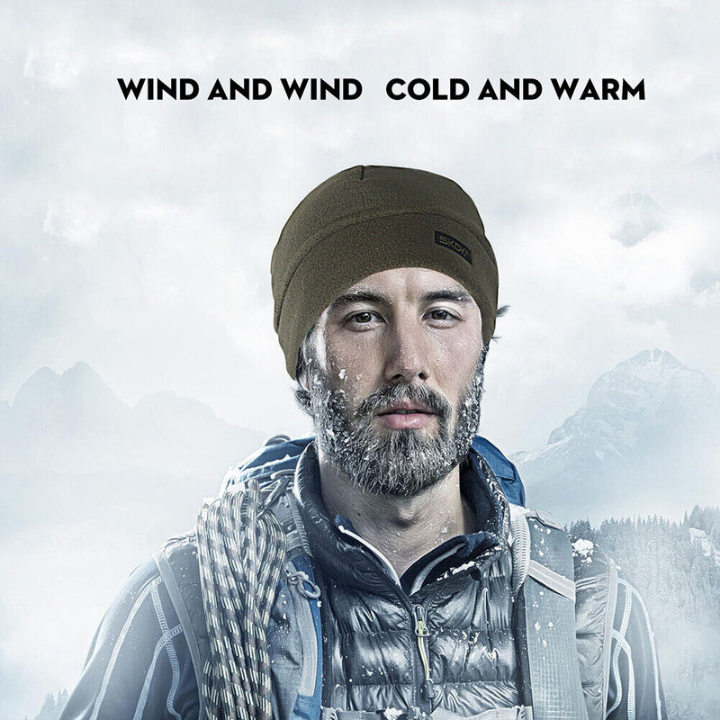 3pcs Autumn Winter Warm Fleece Hat Scarf Men Women Outdoor Beanies Gloves Caps