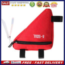 Triangle Cycling Bike Bicycle Front Tube Frame Pouch Bag(Red) A