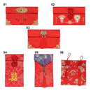 Year's Wedding Banquet Bag Cloth Red Envelope Chinese Style Brocade Hand-sewn
