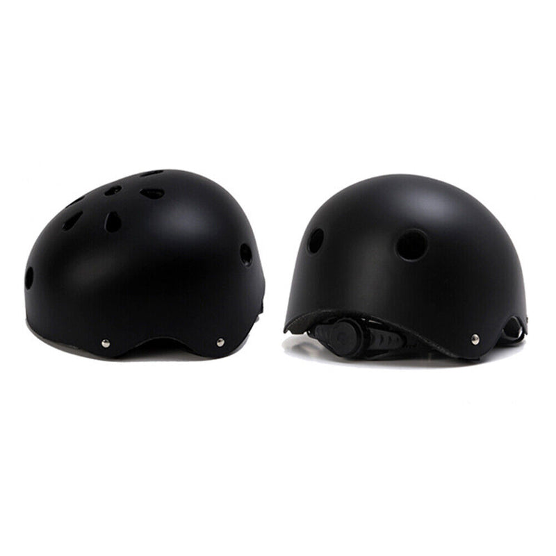 Children Skateboard Plum Helmets Bike Skating Protective Helmet (Black S) Newly