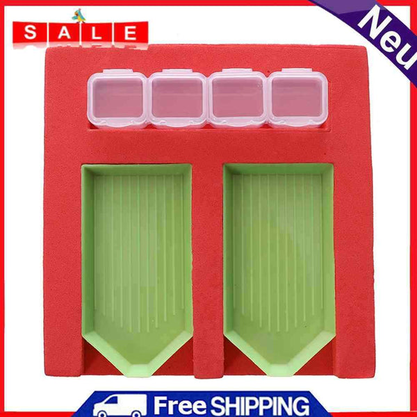 Beading Storage Tray DIY Craft Diamond Painting Accessories Box for Xmas Gift