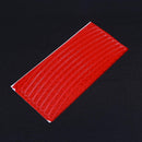 Bike Bicycle Cycling Motorcycle Wheel Tire Tyre Reflective Stickers(Red) Newly